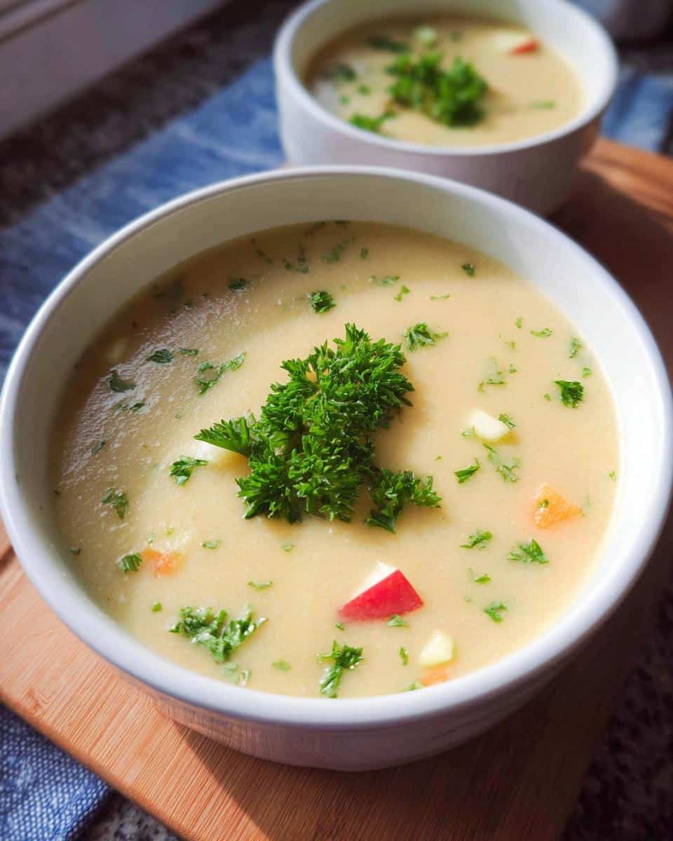 apfel sellerie suppe - detail 2