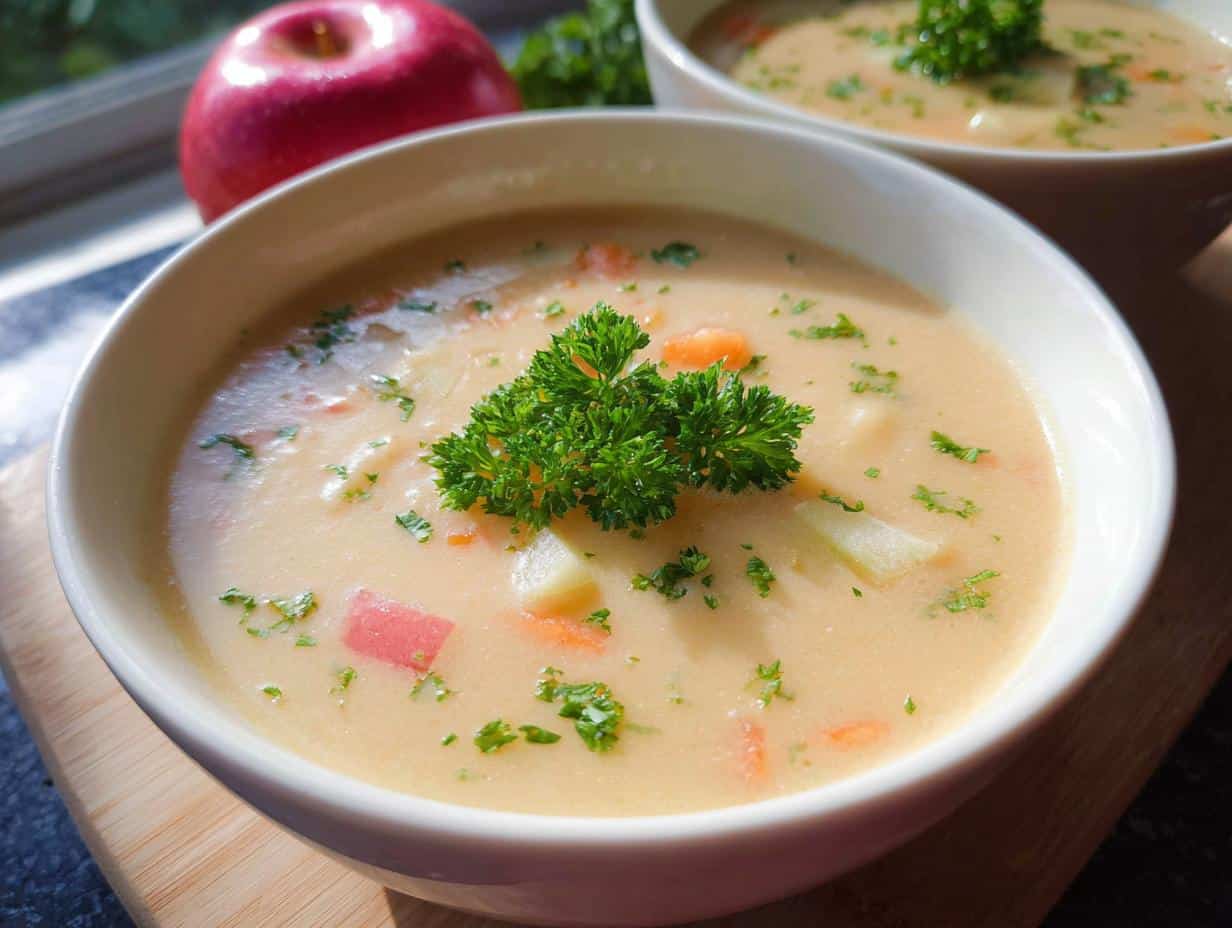 Apfel Sellerie Suppe: Geniales Rezept, das dich umhaut