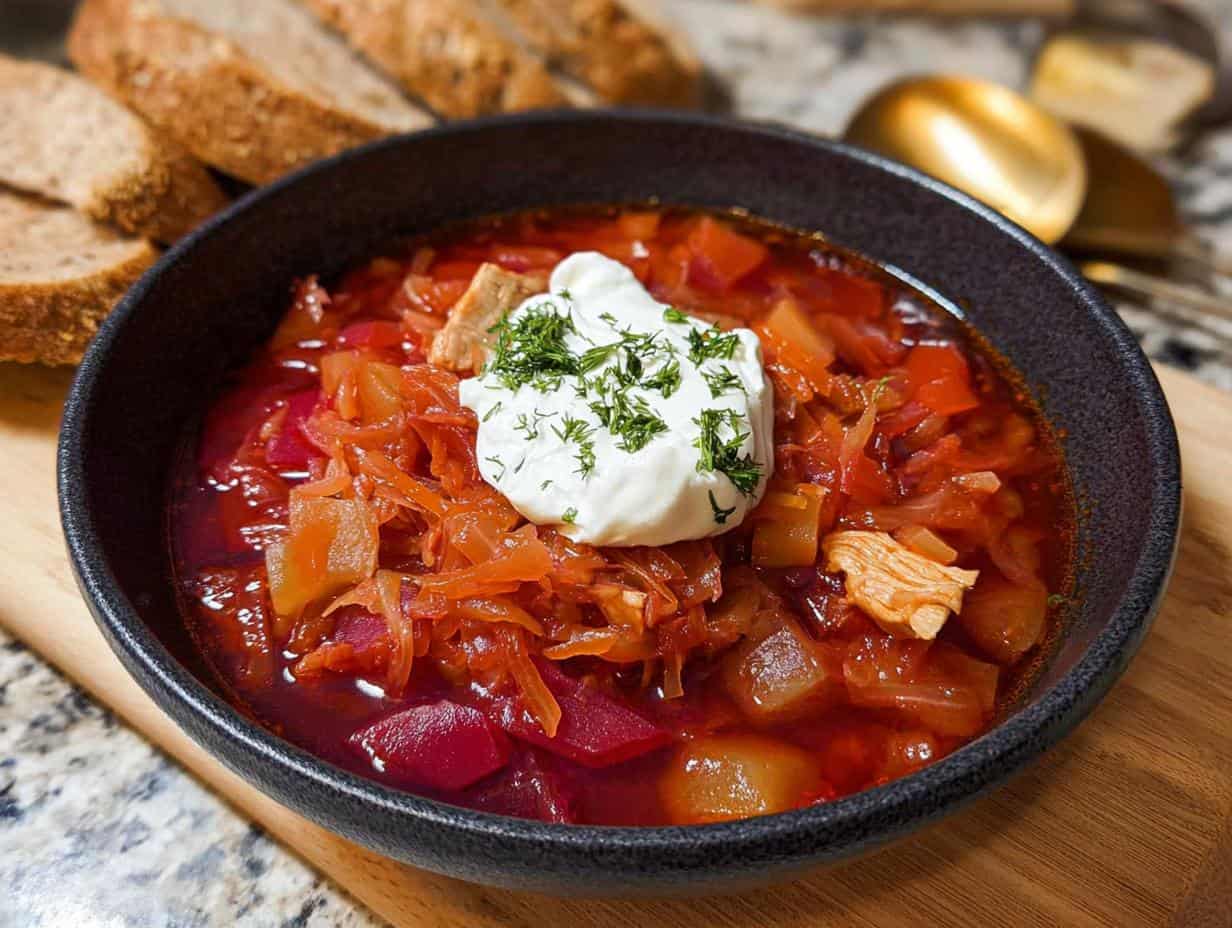 Vergiss schlechten Borschtsch Ukrainisch: Das 1 Rezept!