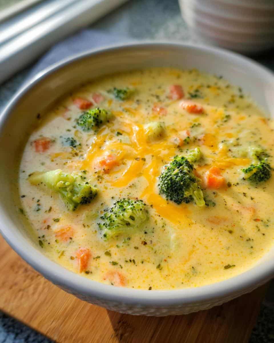 brokkoli kaese suppe moehren - detail 2