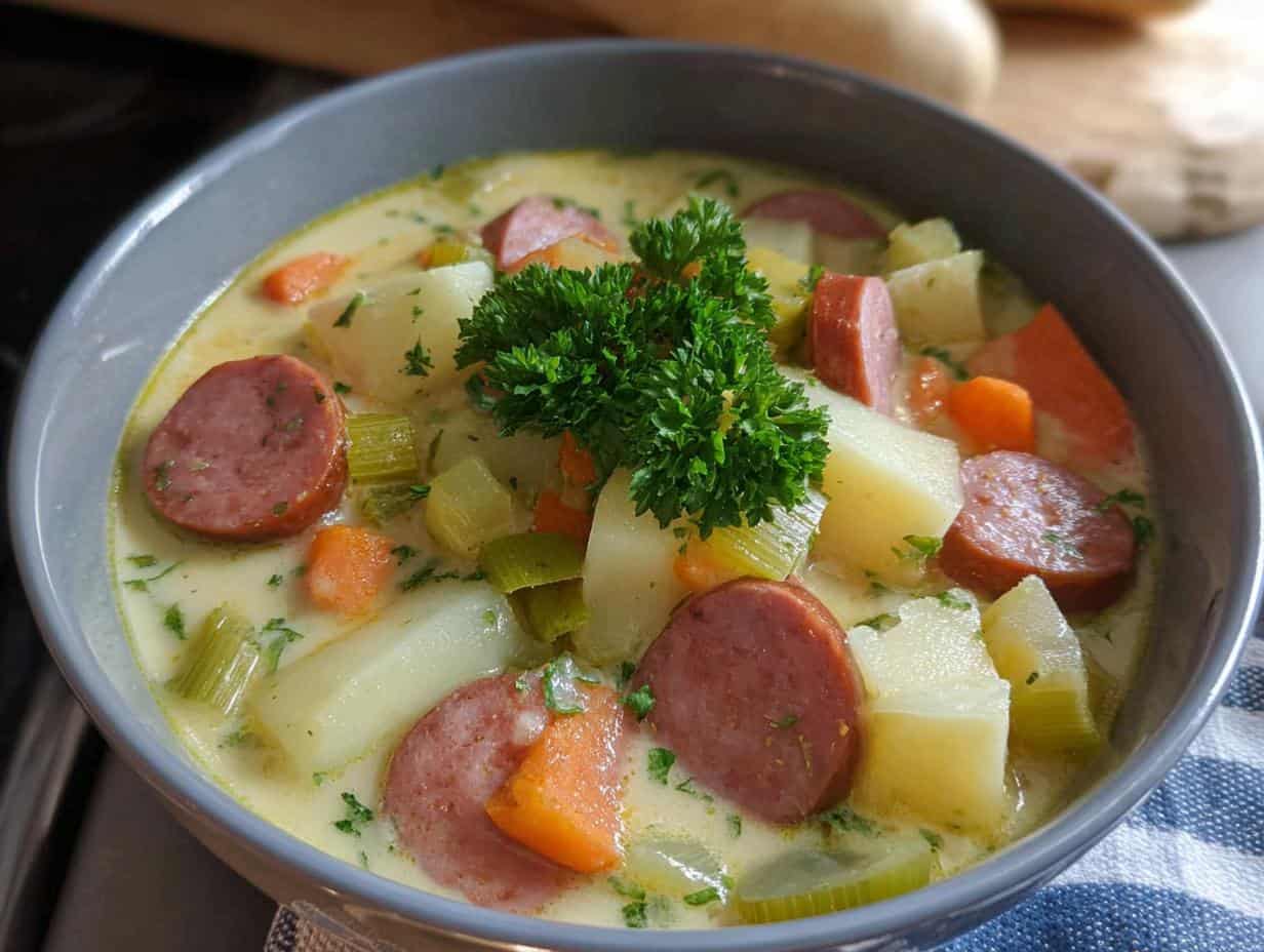 Cabanossi Suppe Rezept: 1 Trick macht sie genial трауриг