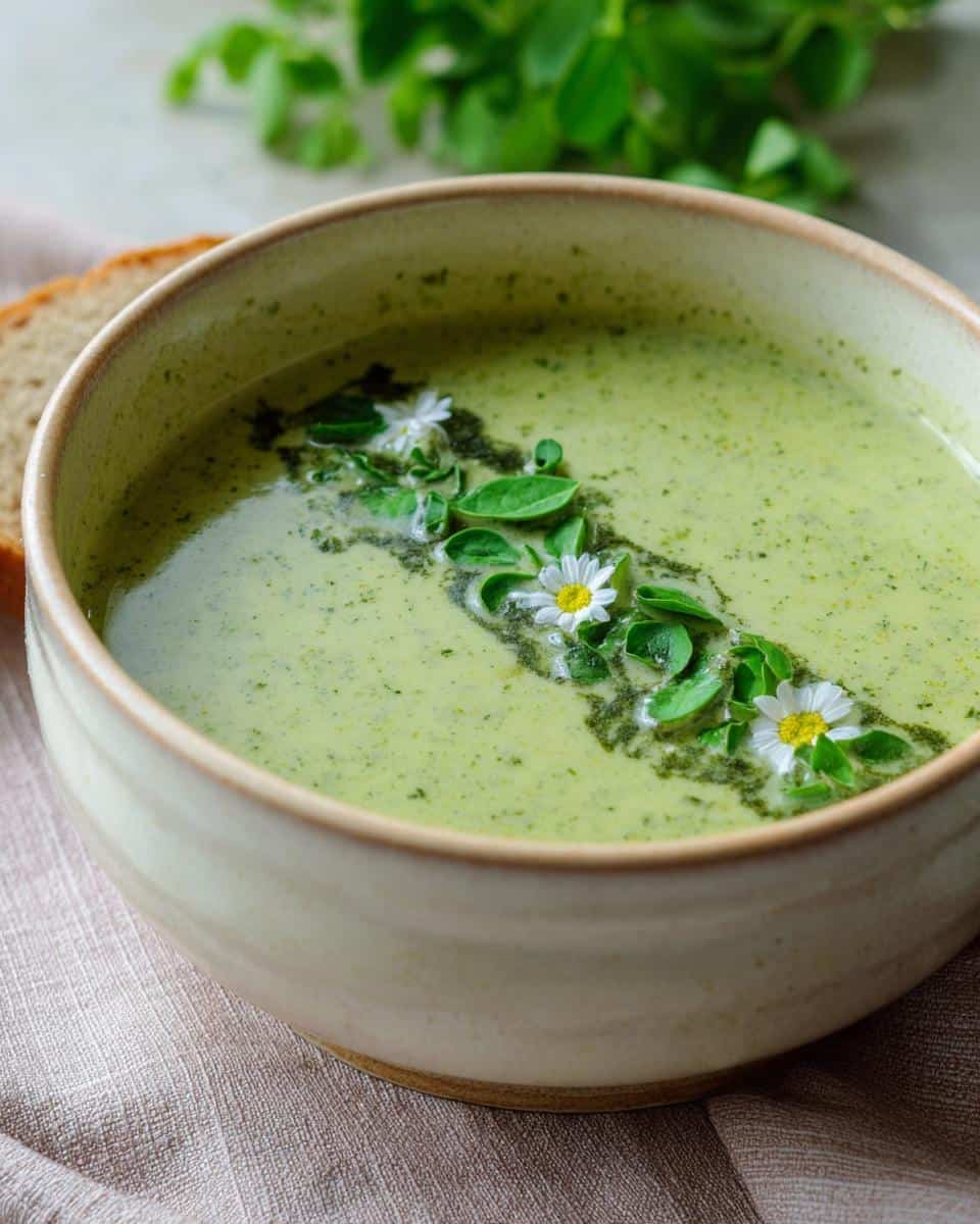 cremige kraeutersuppe - detail 2