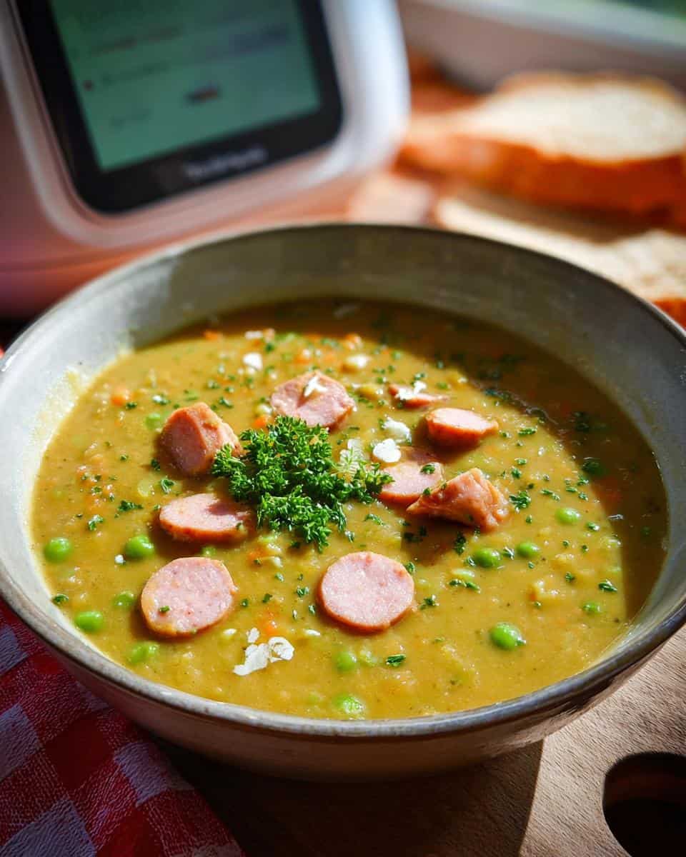 erbsensuppe mit wuerstchen thermomix - detail 1