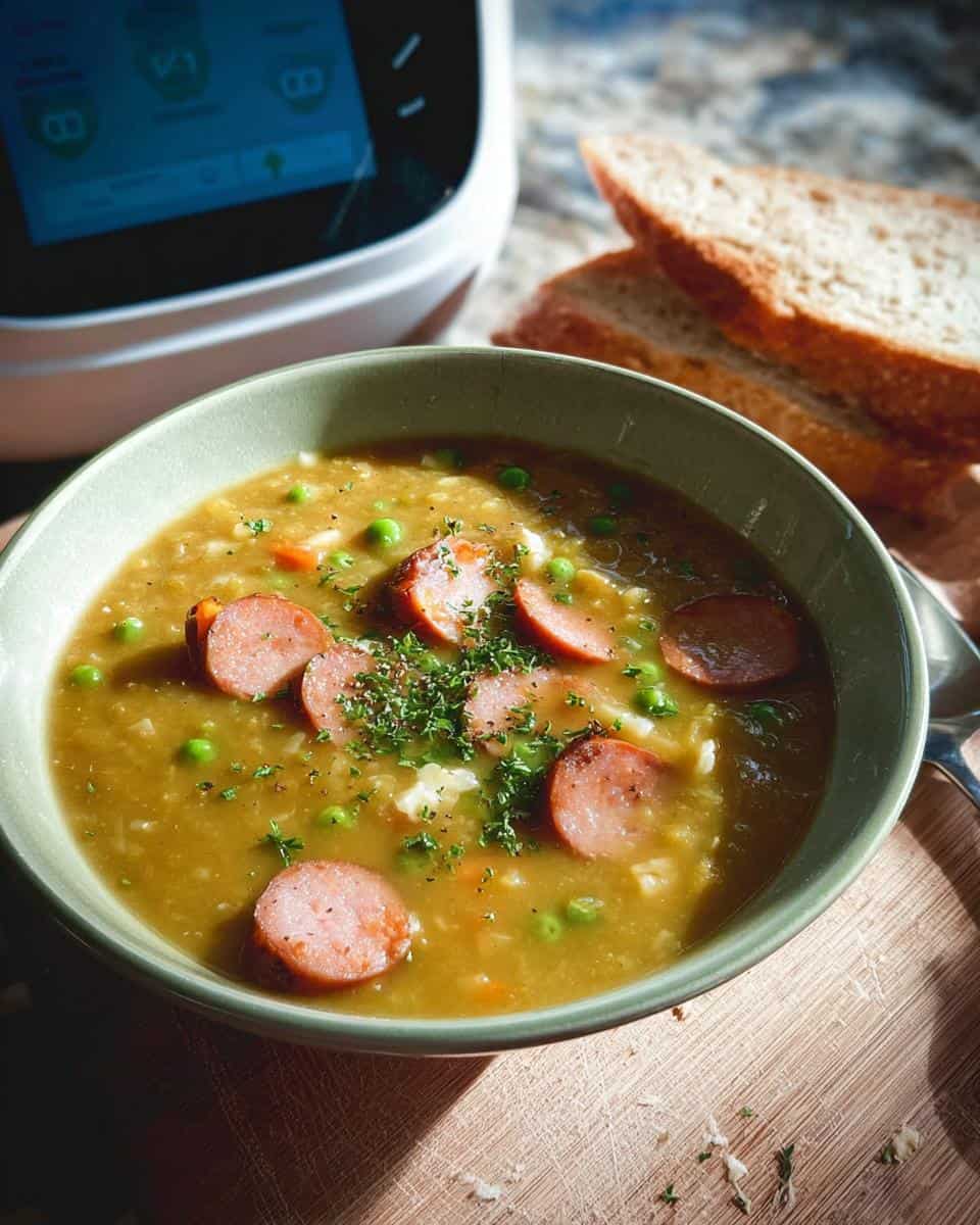 erbsensuppe mit wuerstchen thermomix - detail 2