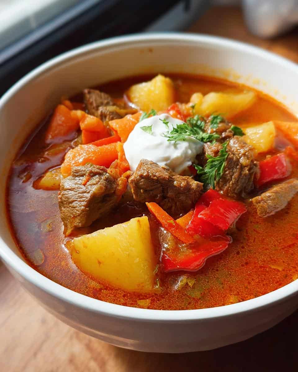 gulaschsuppe ungarisch - detail 1