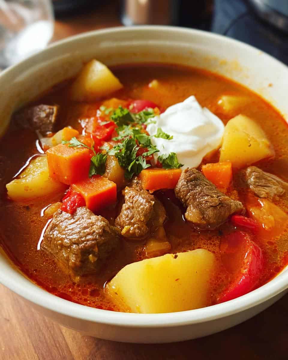 gulaschsuppe ungarisch - detail 2