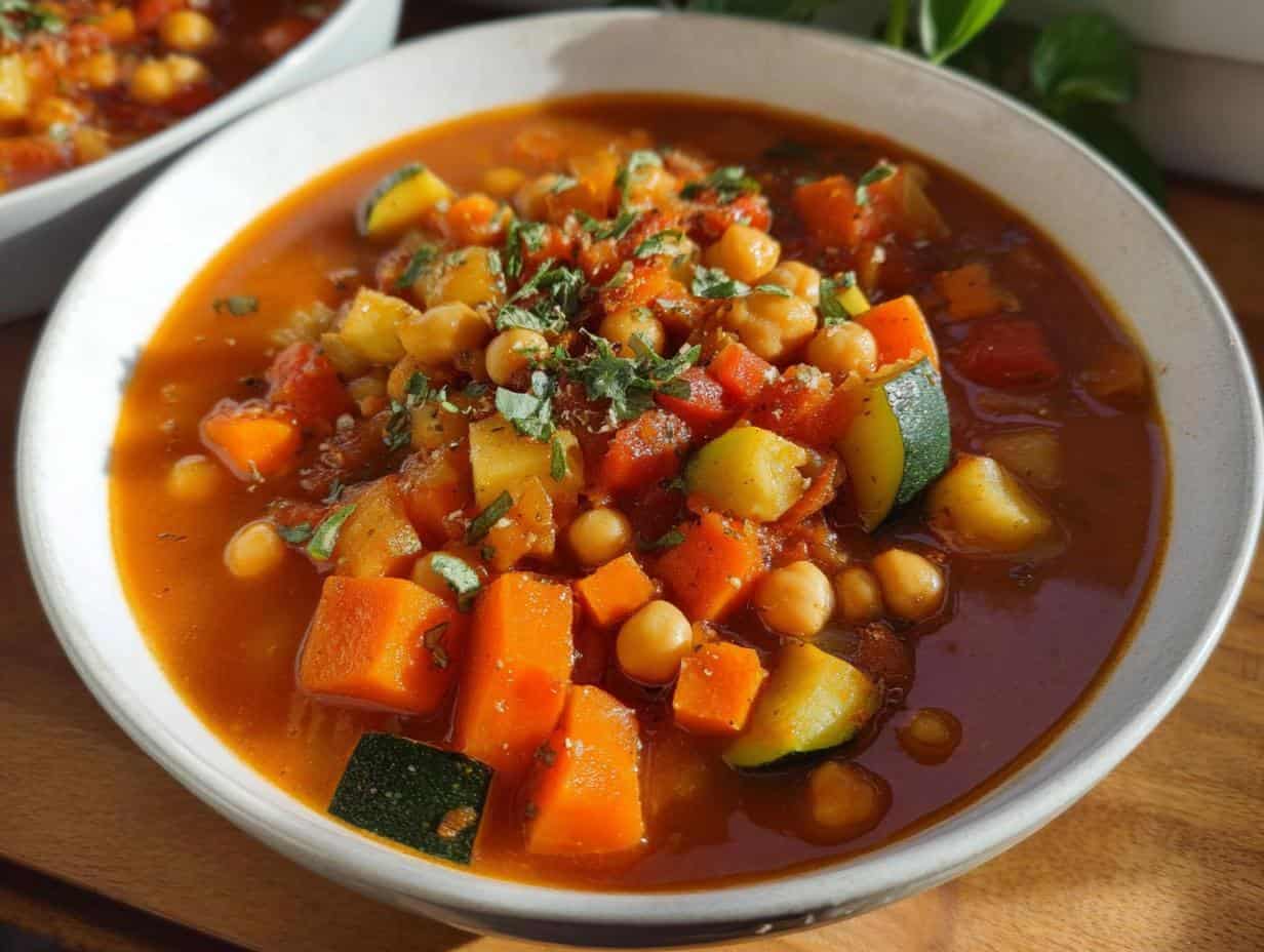 Deftiger Kichererbsen Eintopf Vegan in nur 30 Minuten