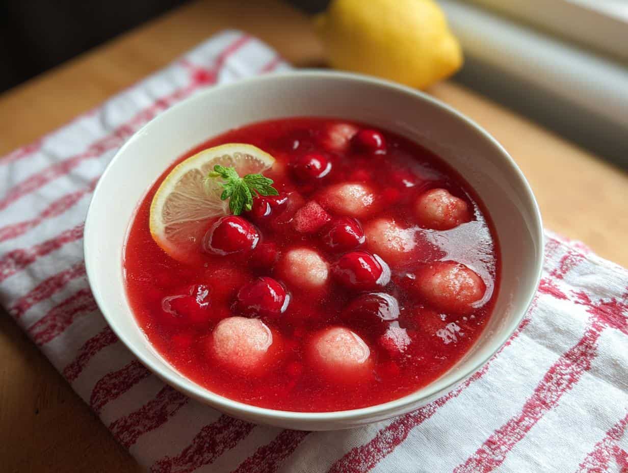 Omas Kirschsuppe Griesskloesschen Rezept – Einfach Köstlich