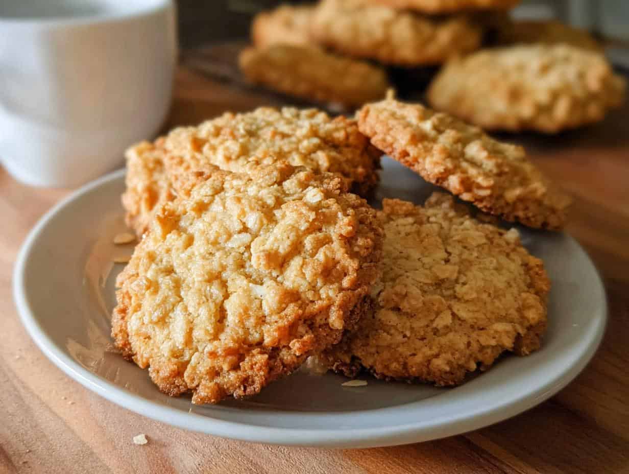 Knusprige Haferflocken Kekse: 1 Zutat macht süchtig