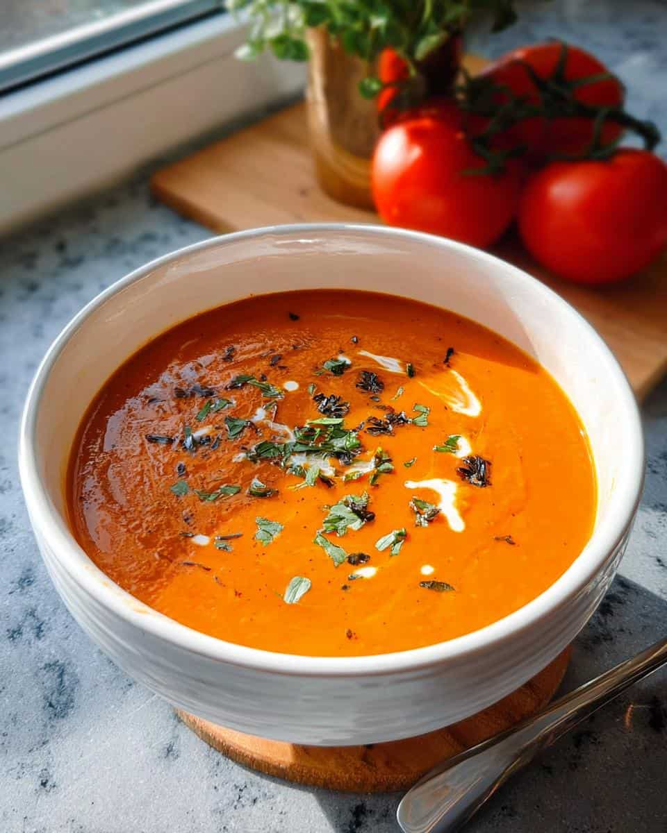 kuerbissuppe mit tomaten - detail 3