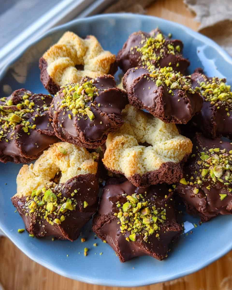 schokoladen spritzgebaeck - detail 1