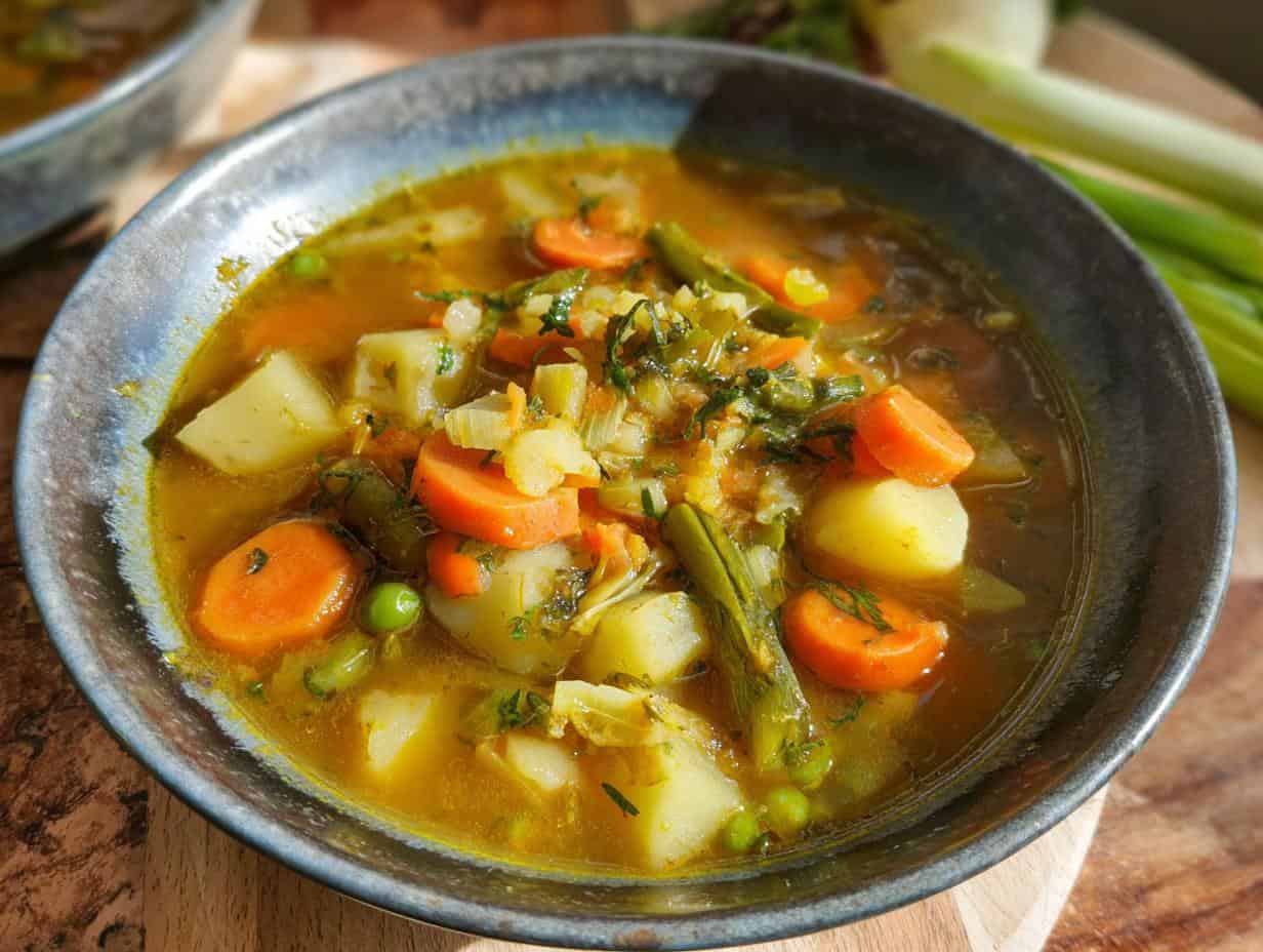 veganer eintopf mit kartoffeln