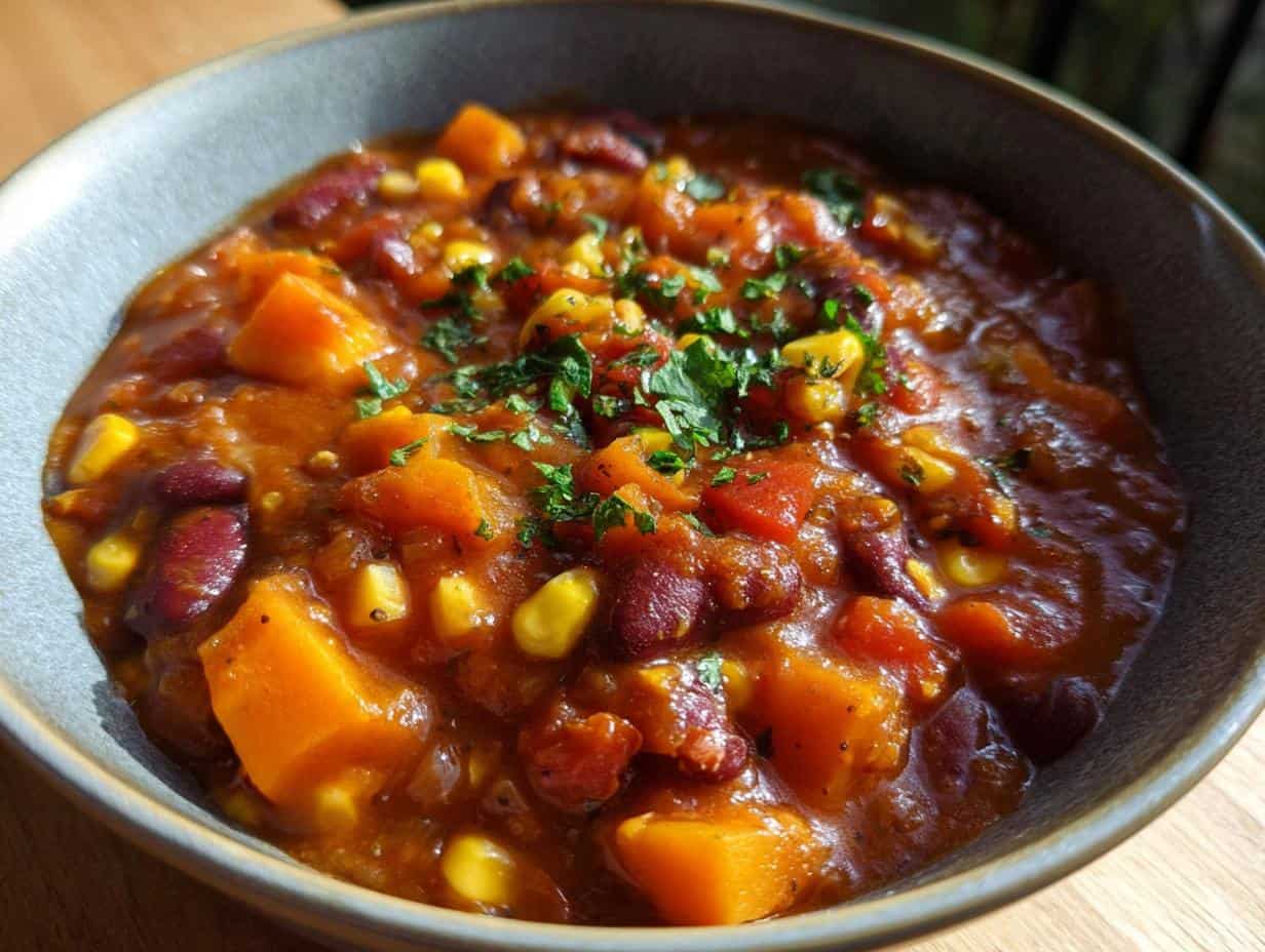 Vegetarischer_kuerbiseintopf: 1 Schüssel Glück gegen Unglück