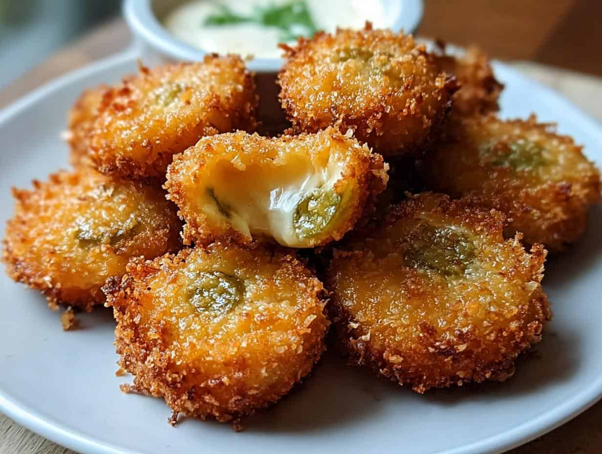 Crispy Pickle Cheese Bites: Unverschämt Lecker in 20 Min