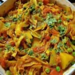 Einfaches veganes indisches Weißkohl Curry mit Kartoffeln Rezept