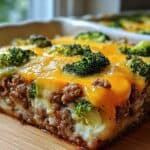 Fitness-Auflauf mit Brokkoli und Hackfleisch