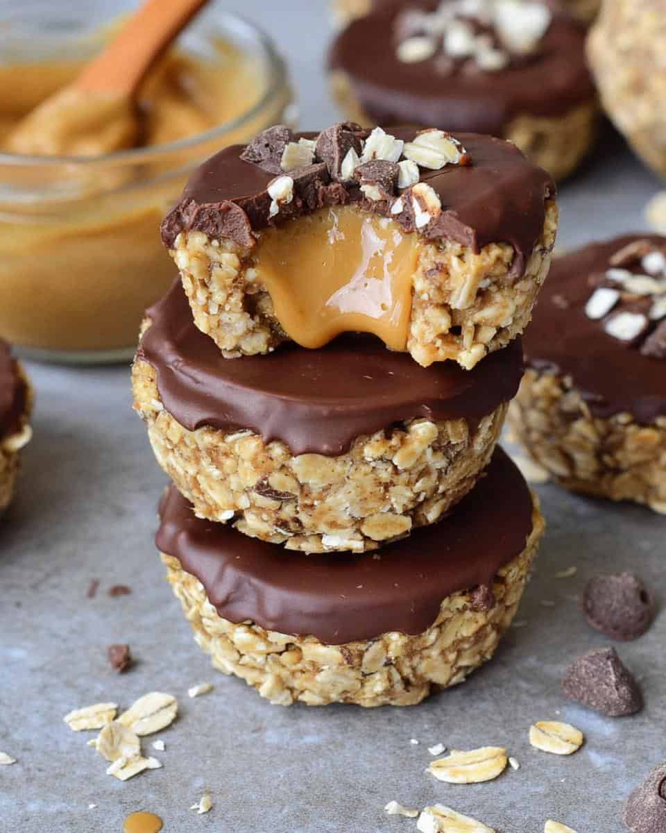 60 Min. sündige Granola Cups mit Nussmus Zauber