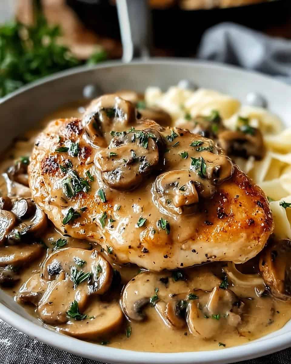 Hähnchen Marsala mit cremiger Pilzsauce - detail 1