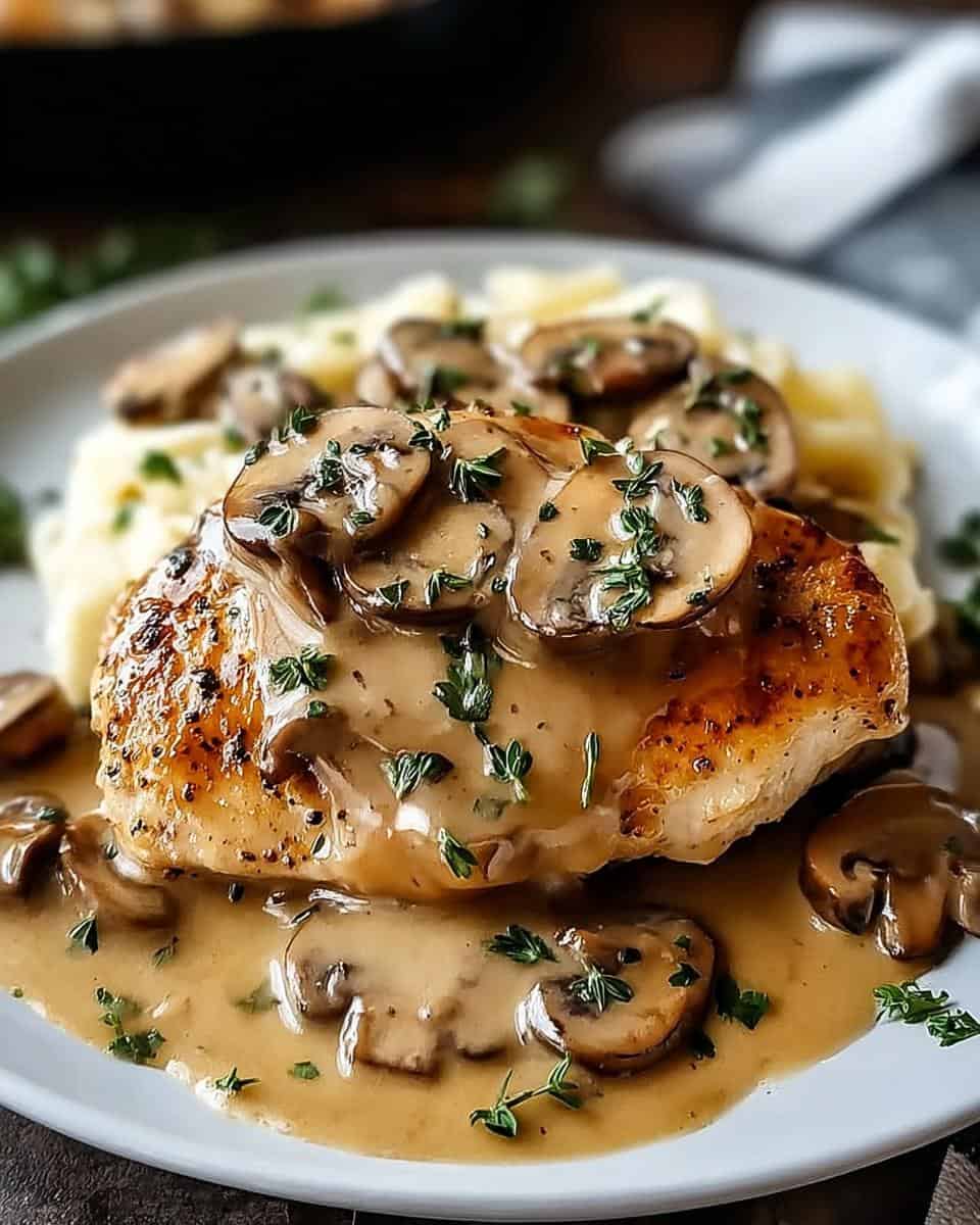 Hähnchen Marsala mit cremiger Pilzsauce - detail 3