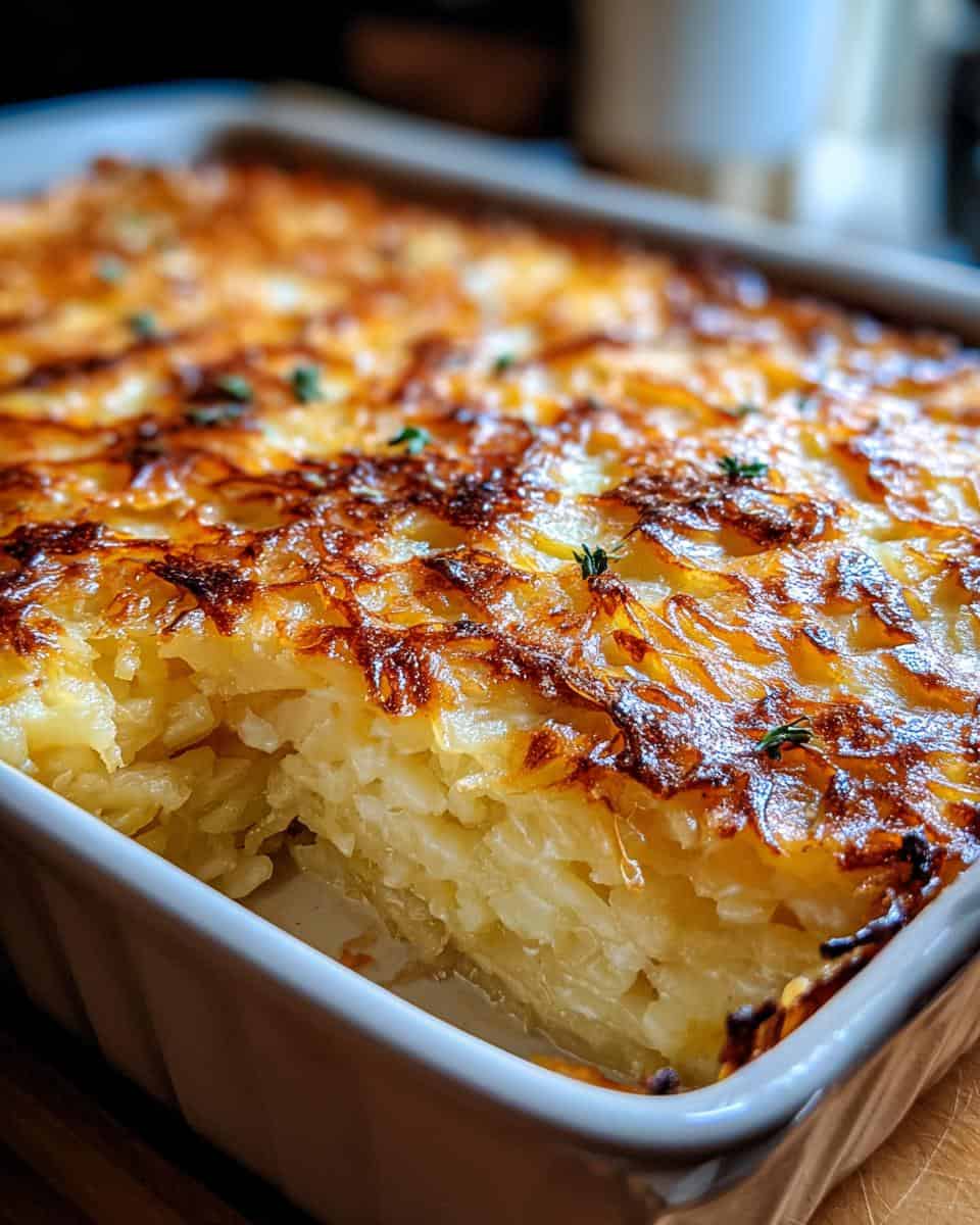 Hüttenkäse Kartoffelrösti Auflauf - detail 1