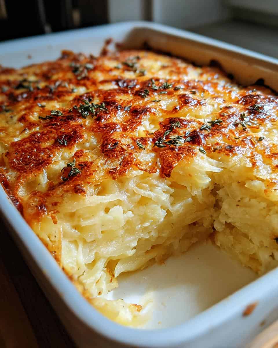 Hüttenkäse Kartoffelrösti Auflauf - detail 3