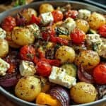 Köstliches Feta Kartoffeln Ofengemüse