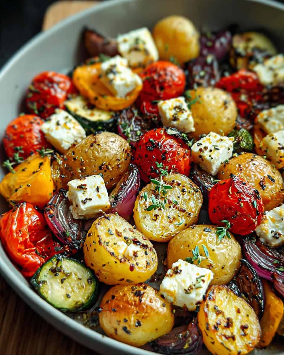 Köstliches Feta Kartoffeln Ofengemüse - detail 2