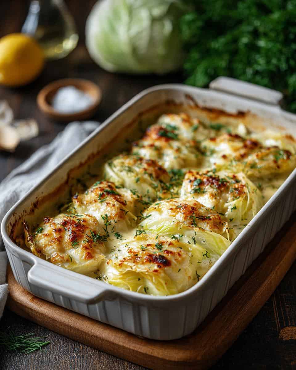 Low Carb Krautauflauf mit Hähnchen - detail 2