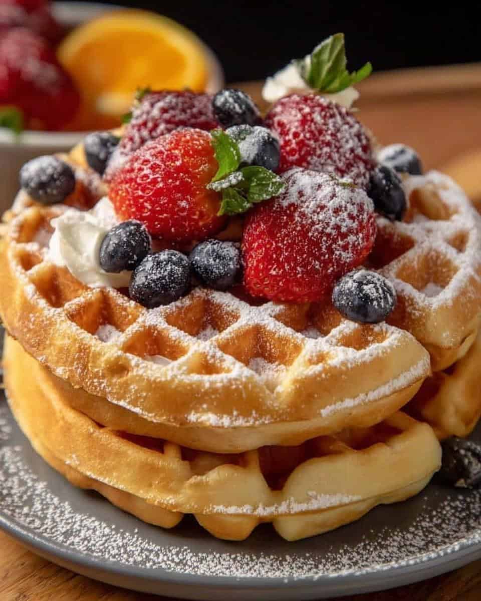 Proteinreiche Skyr Waffeln: 15 Min Glücklich!