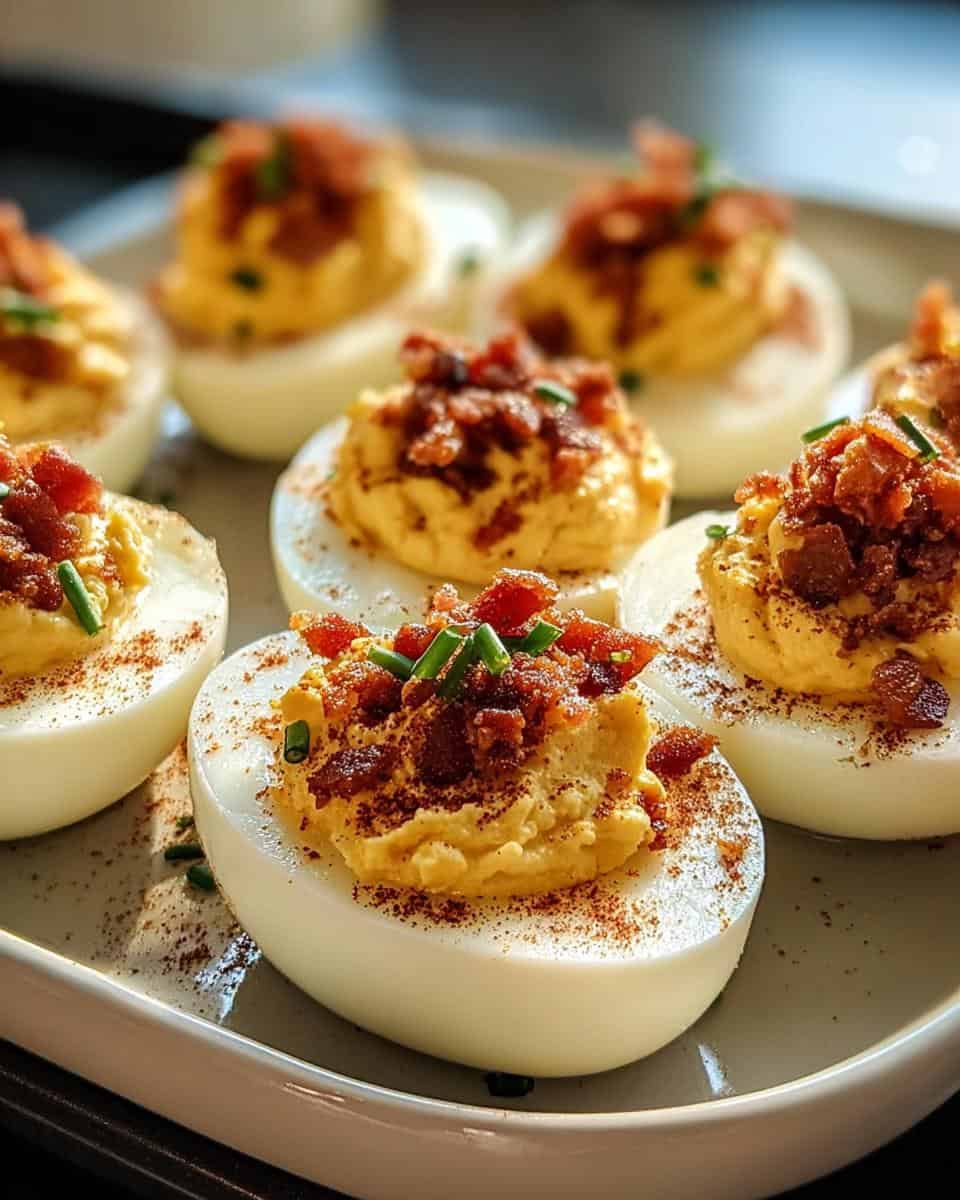 Südliche Speck gefüllte Eier - detail 1