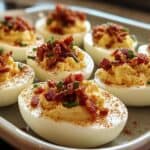 Südliche Speck gefüllte Eier