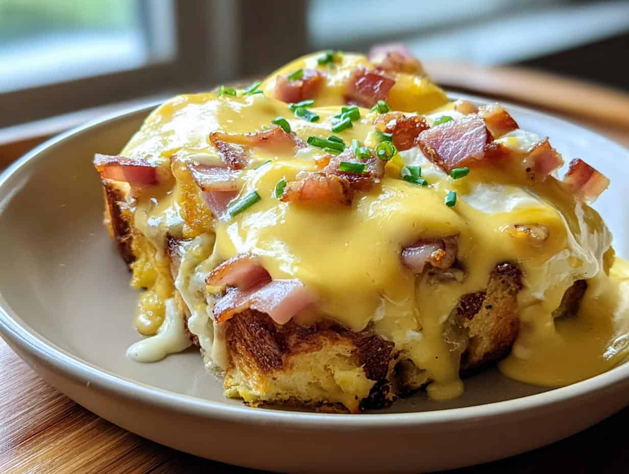 Vergiss Bitterkeit: Übernachtungs-Eier-Benedikt-Auflauf für den Brunch