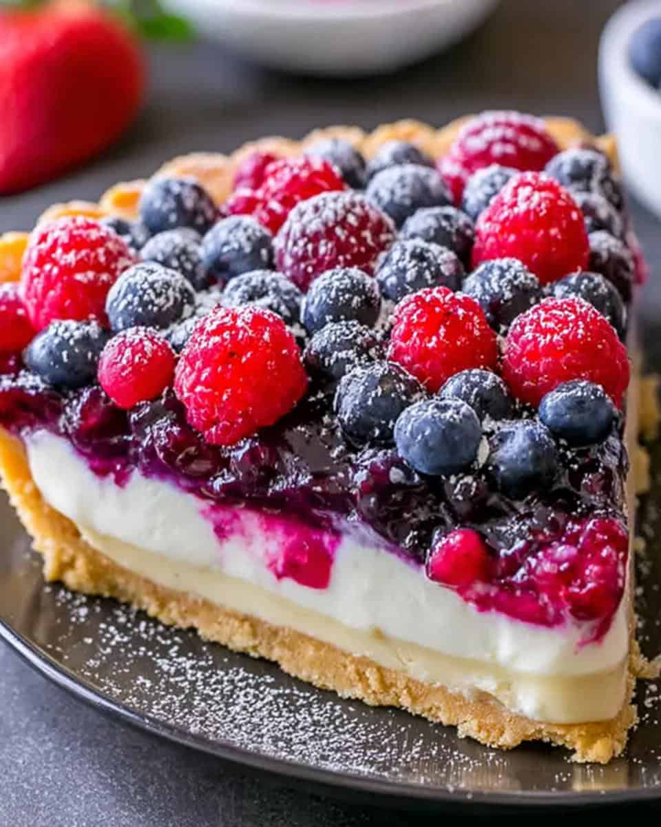 Beeren Creme Kaese Tarte - detail 2