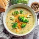 Brokkoli-Cheddar-Suppe in 25 Minuten Rezept