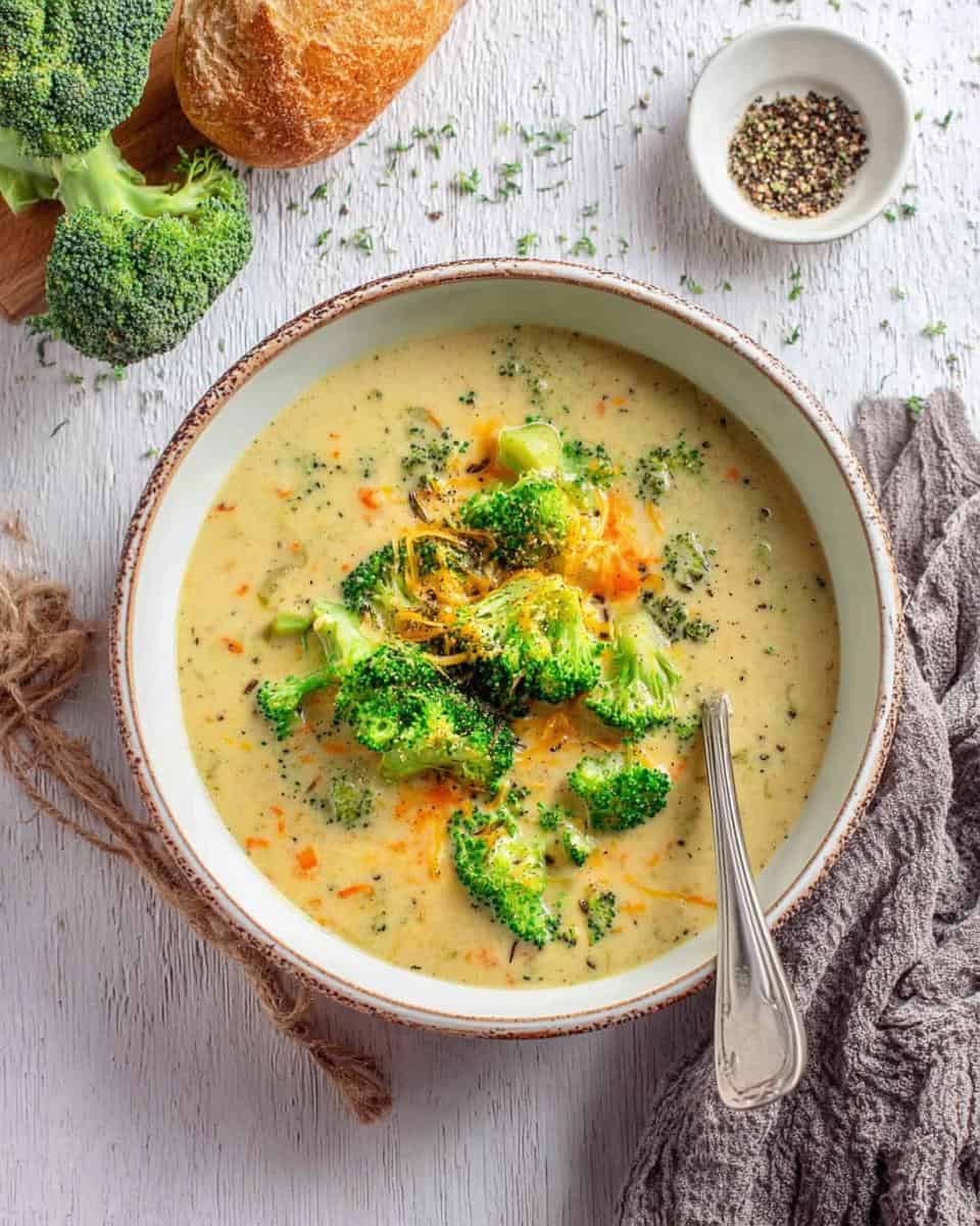 Brokkoli-Cheddar-Suppe in 25 Minuten Rezept - detail 2
