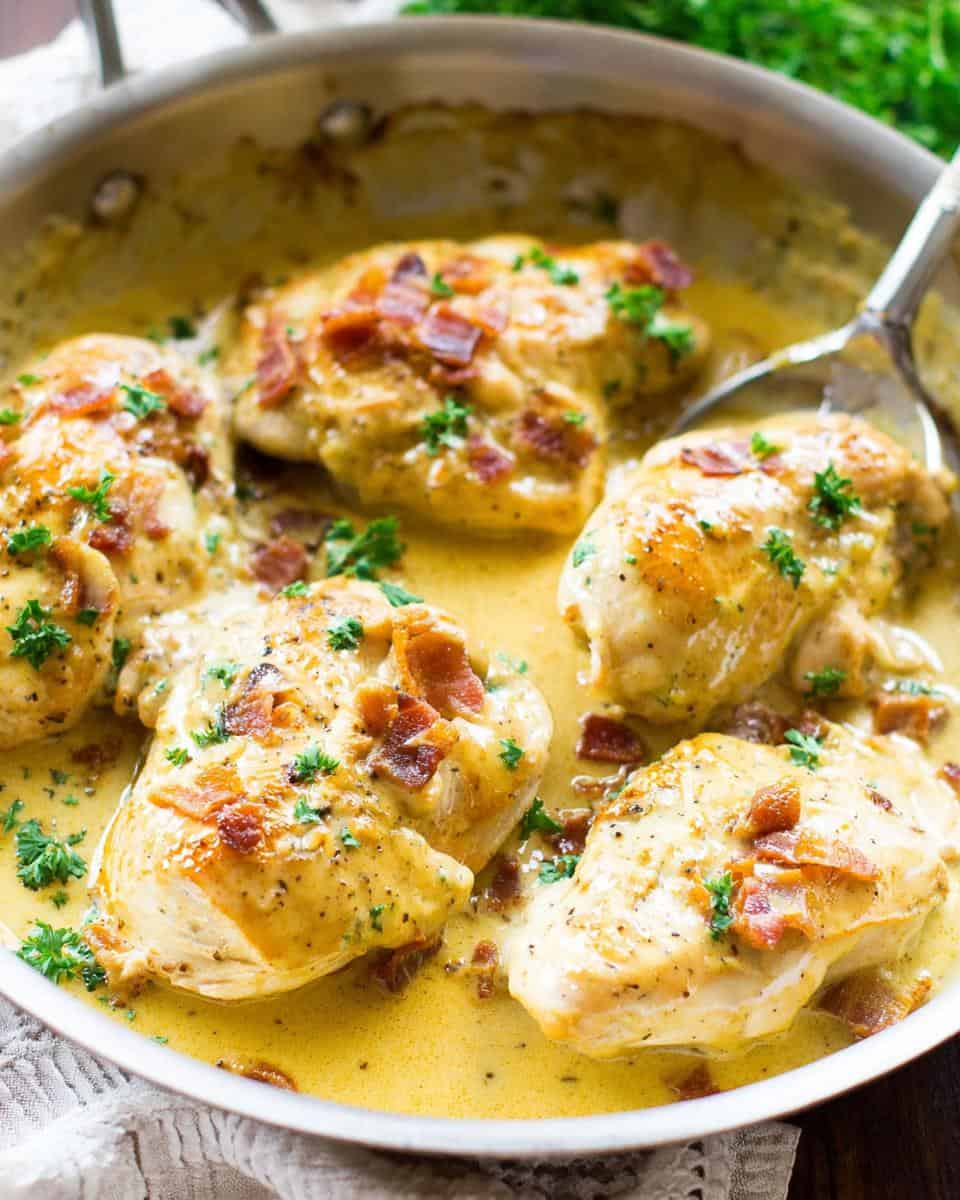 Cremiges Hähnchen mit Honig und Senf - detail 3