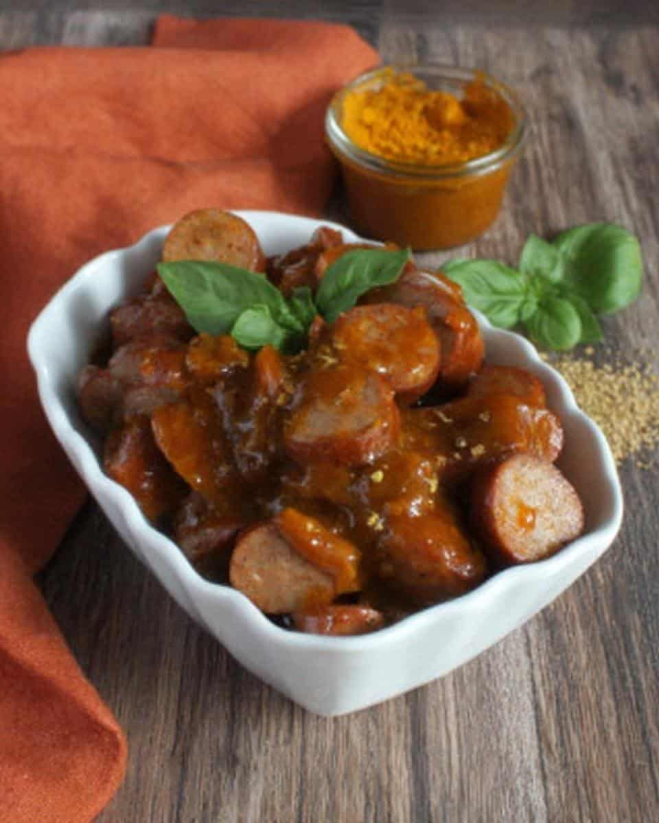 Currywurst selber machen mit einfacher Currywurst-Soße - detail 2