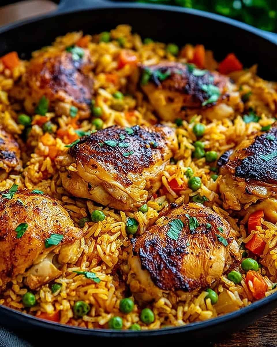 Unglaublich! Ein-Topf-Hähnchen und Reis in nur 30 Minuten