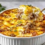 Einfacher Kartoffelauflauf mit Hackfleisch