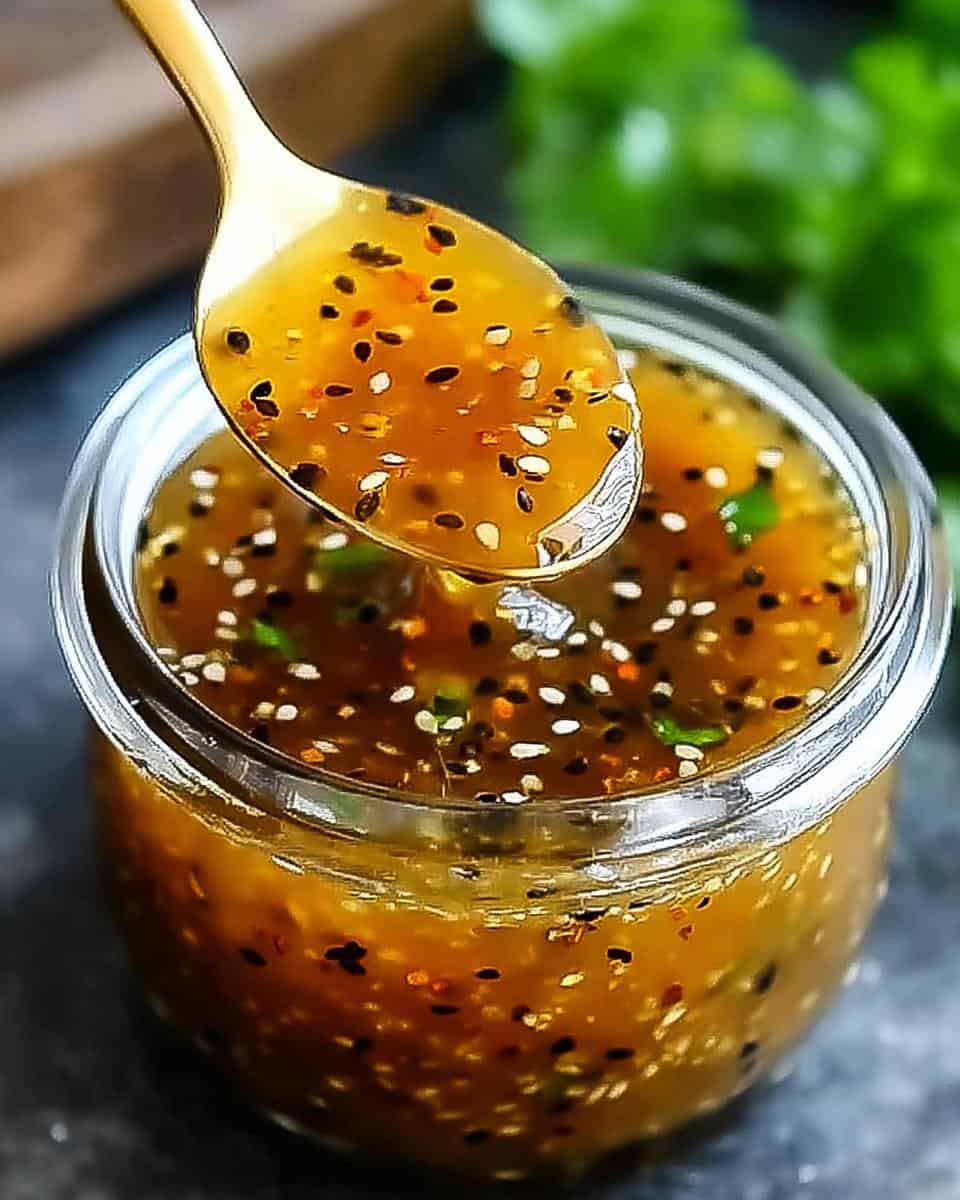 Honig-Knoblauch-Pfeffersauce - detail 2