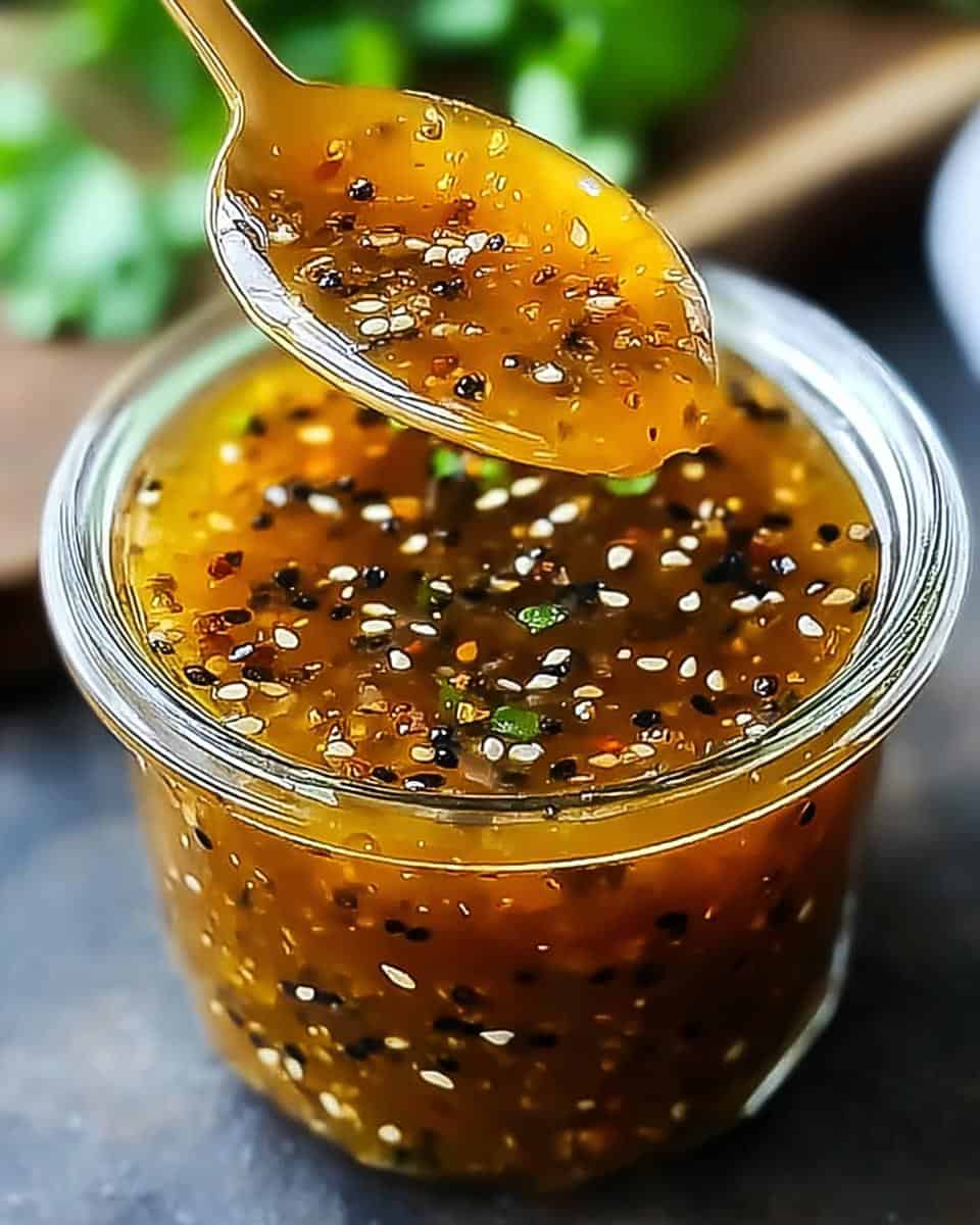 Honig-Knoblauch-Pfeffersauce - detail 3