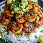 Honig-Limetten-Garnelen-Reis