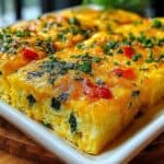 Käse-Ei-Auflauf Einfaches Frühstück für Genießer