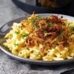 Käsespätzle mit Röstzwiebeln