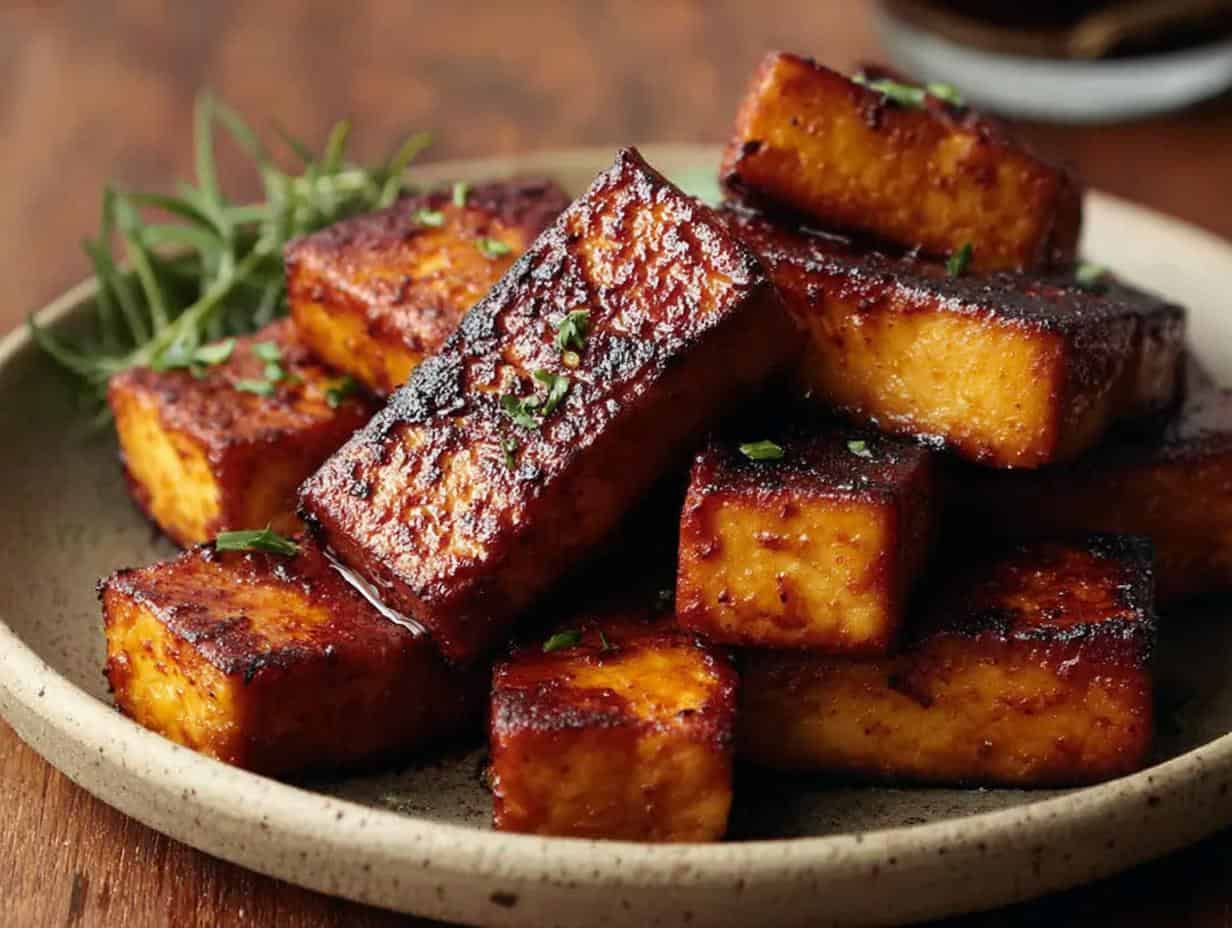 Rauchiger Paprika Tofu: Verdammt Lecker in nur 35 Min