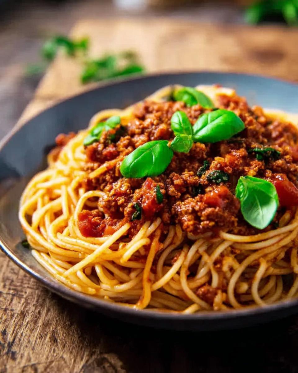Spaghetti mit würzigem Tofu Hack - detail 2