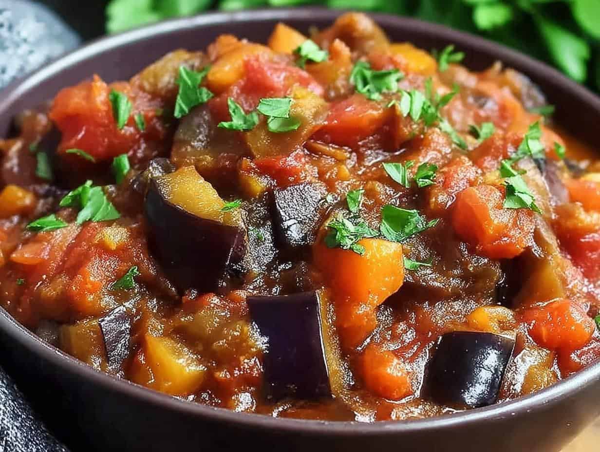 Unerwartet Lecker: Auberginen Eintopf in 40 Minuten