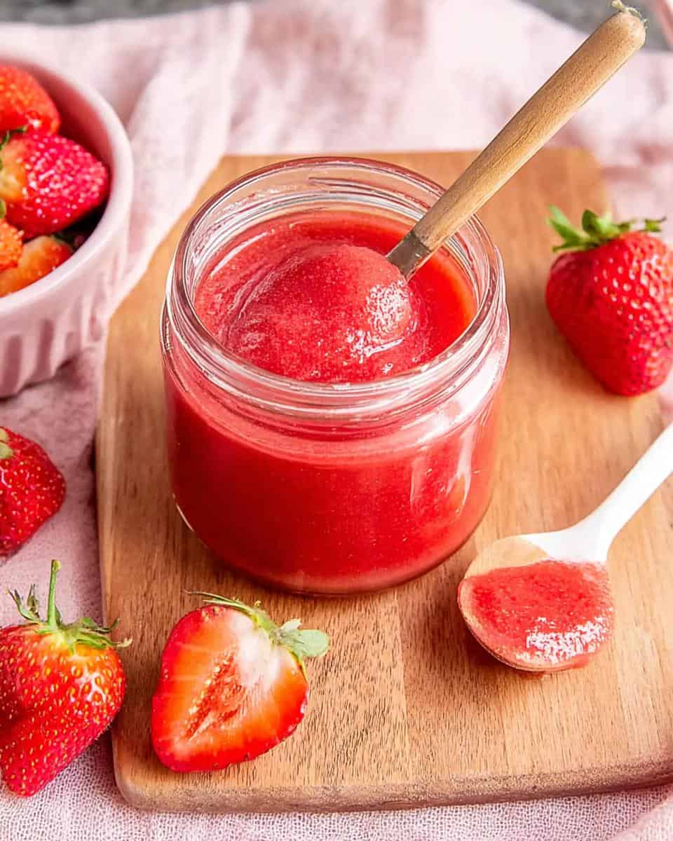 Einfache fruchtige Erdbeermarmelade selber kochen schnell - detail 2