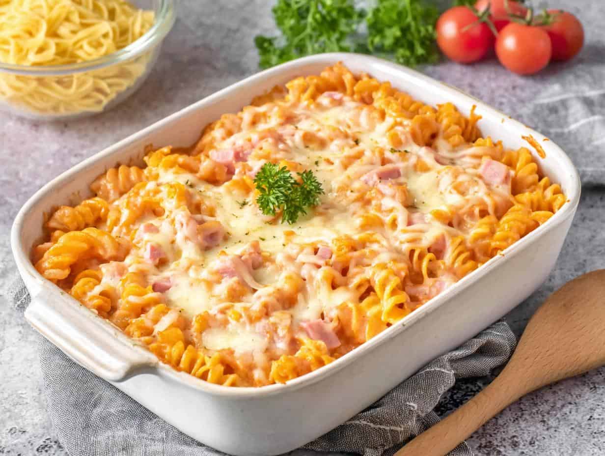 Einfacher Nudelauflauf: 1 Trick macht ihn köstlich!