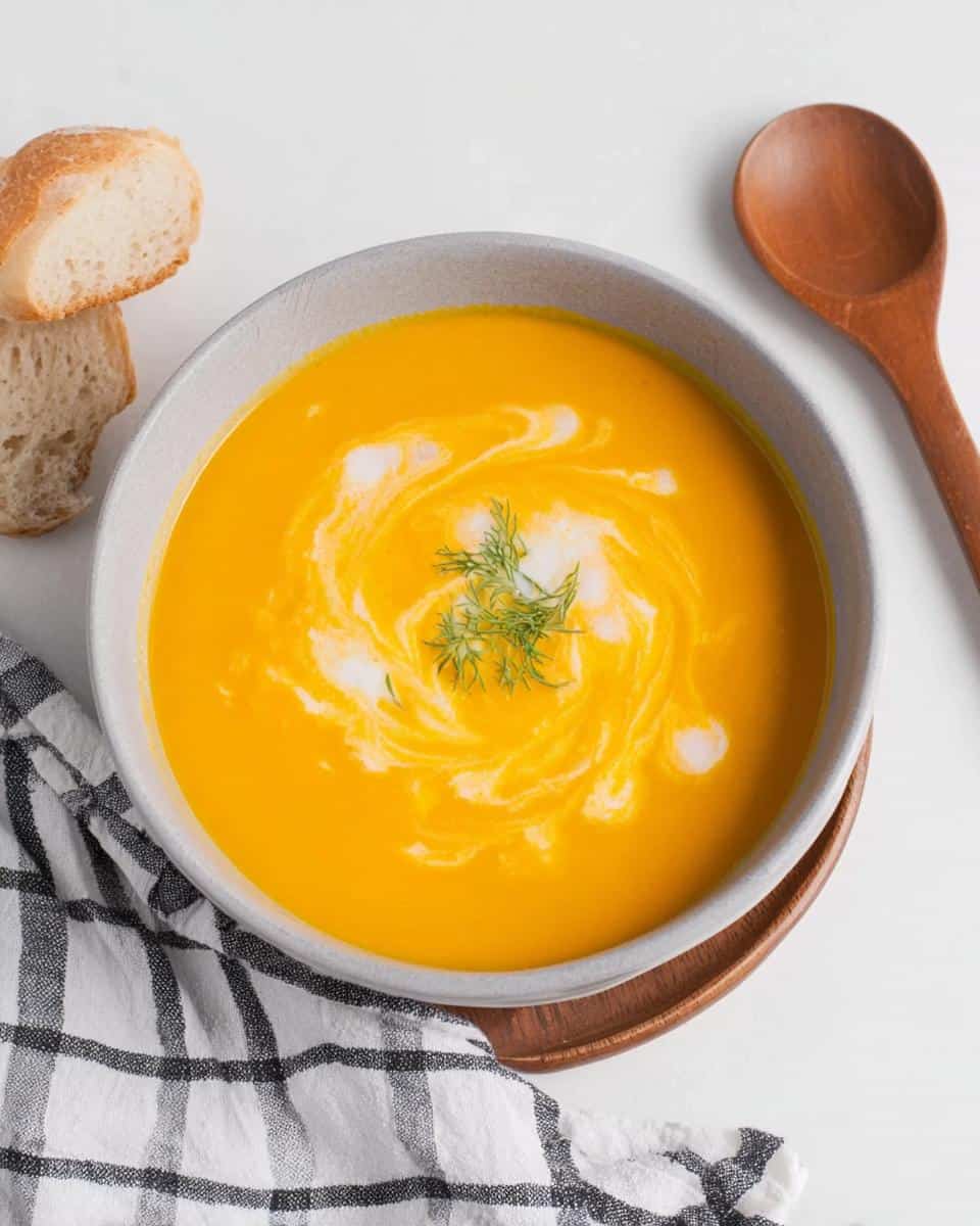 Einfaches Hokkaidokürbissuppe Rezept mit Kokosmilch und Ingwer - detail 1
